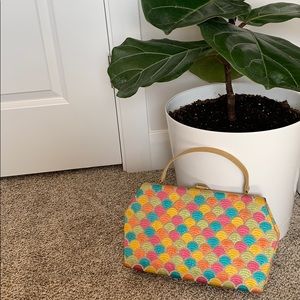 VINTAGE Multicolored Melbourne Bag Clutch
